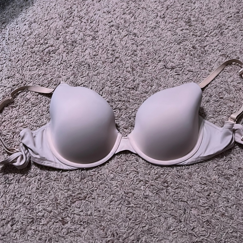 Nude VS Pink bra